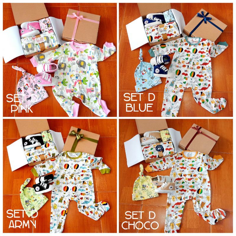  GIFT SET  Kado Bayi Baru Lahir Newborn Hadiah Bayi ...