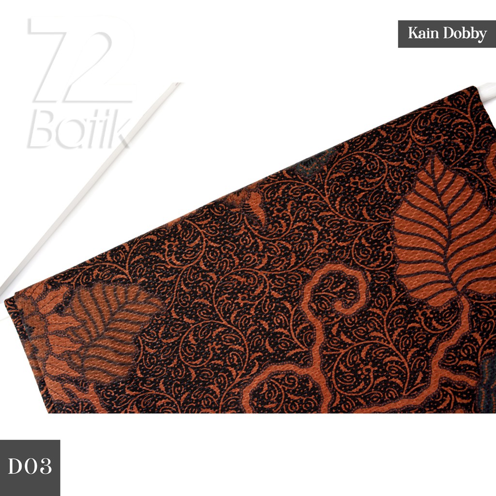 KAIN BATIK PREMIUM Dobby Motif Kembang Warna Hitam Orange Oranye Merah 728005 Cap 72 Jarik Jarit Samping Kebat Panjang Batik Dobby Modern Premium Bahan Seragam Batik Pernikahan Kantor Keluarga Murah Kamen Jadi Batik Bali Lembaran