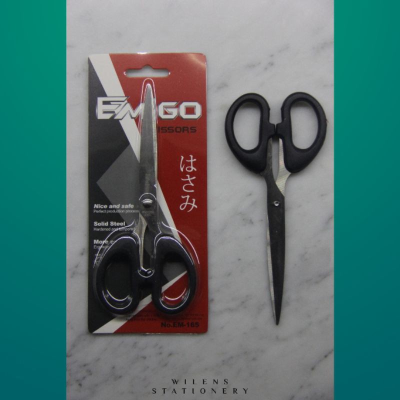 

GUNTING EMIGO 6 INCH / GUNTING EMIGO HITAM UKURAN 6 INCH / HARGA UNTUK 12 PCS