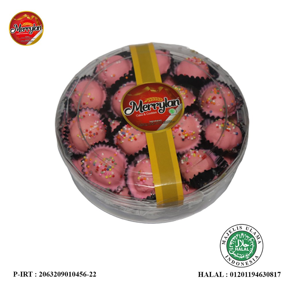 

Cookies Strawberry Merrylan [500 g]