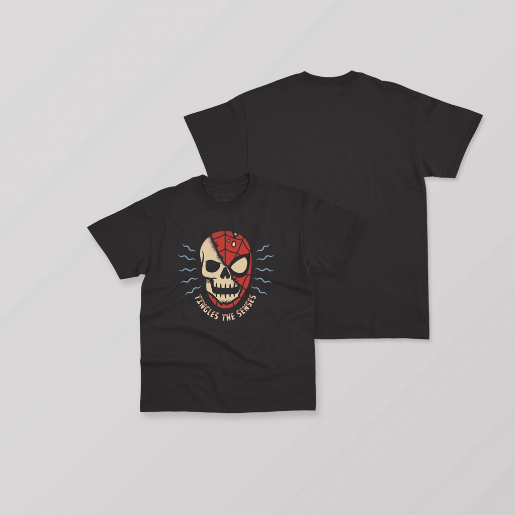 Tigaputrakids - Baju Kaos Anak Unisex Laki Laki Perempuan Umur 1 - 6 Tahun | Kaos Spiderman | Baju D