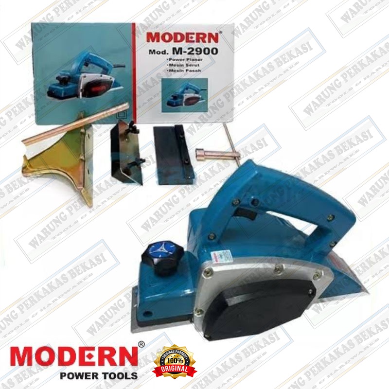 MODERN Mesin Planer Kayu Planner Serut Pasah Sugu Ketam Listrik M2900 Full Set Lengkap