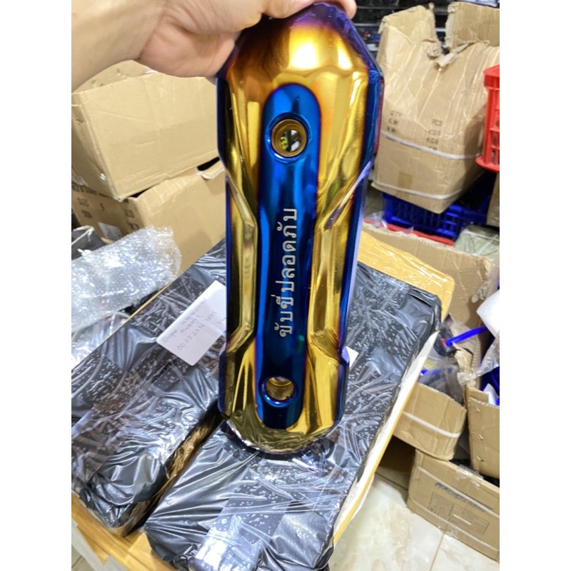 PELINDUNG KNALPOT TAMENG ZOOMER TULISAN THAILAND BAKAR TWOTONE UNIVERSAL IMPORT