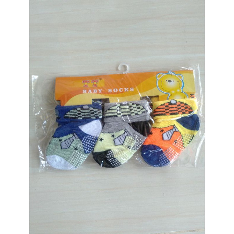 Kaos kaki bayi anti slip / Kaos kaki bayi 3 pasang