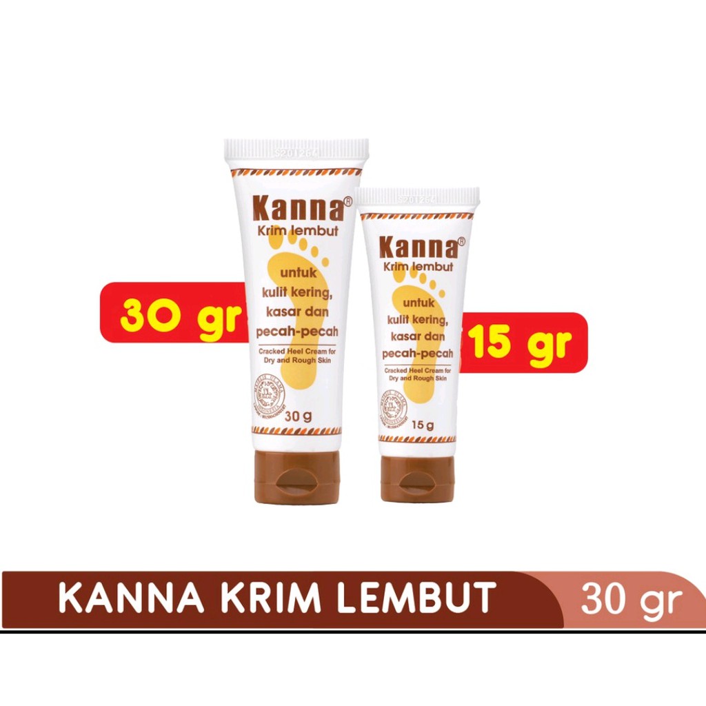 Kanna Krim Lembut | Krim untuk  Kaki Pecah Pecah