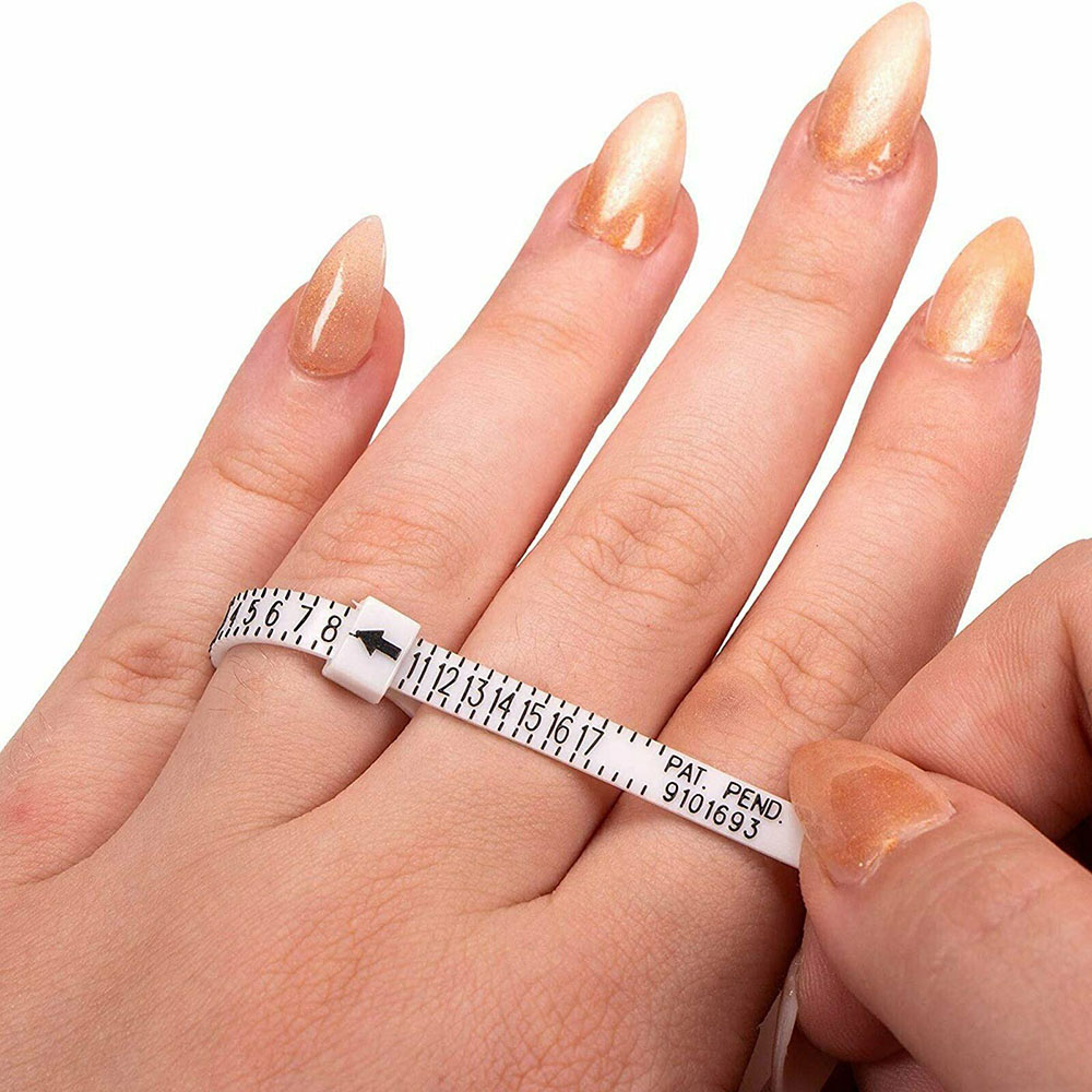 【COD Tangding】Measuring Instrument Finger Ring Standard Soft Ruler Mouth Size Tool Meter