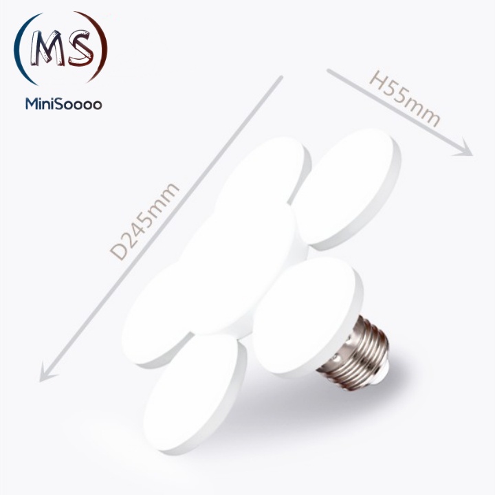 Lampu LED E27 60W Kipas/Lampu 5 Daun