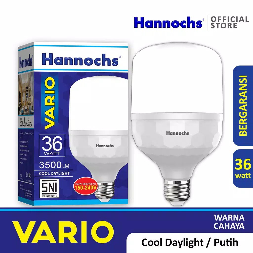 Hannochs Lampu LED Vario 32 Watt Cahaya Putih Garansi Resmi Hannochs 1 Tahun