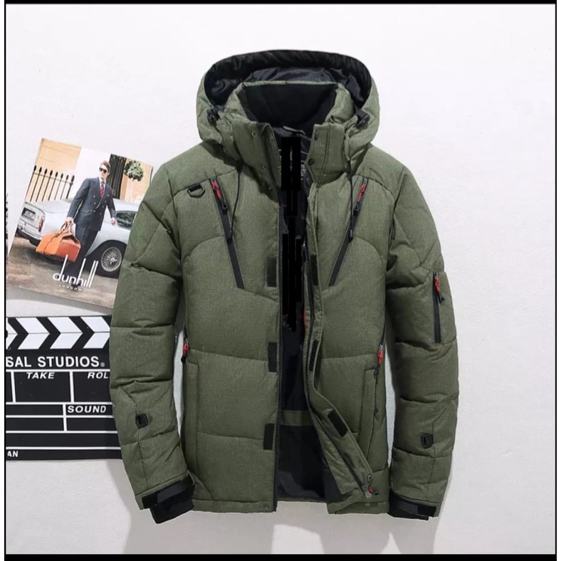 MnG Jaket Gunung Winter Pria Waterproof Anti Air Taslan Jaket Outdoor Hiking Windproof