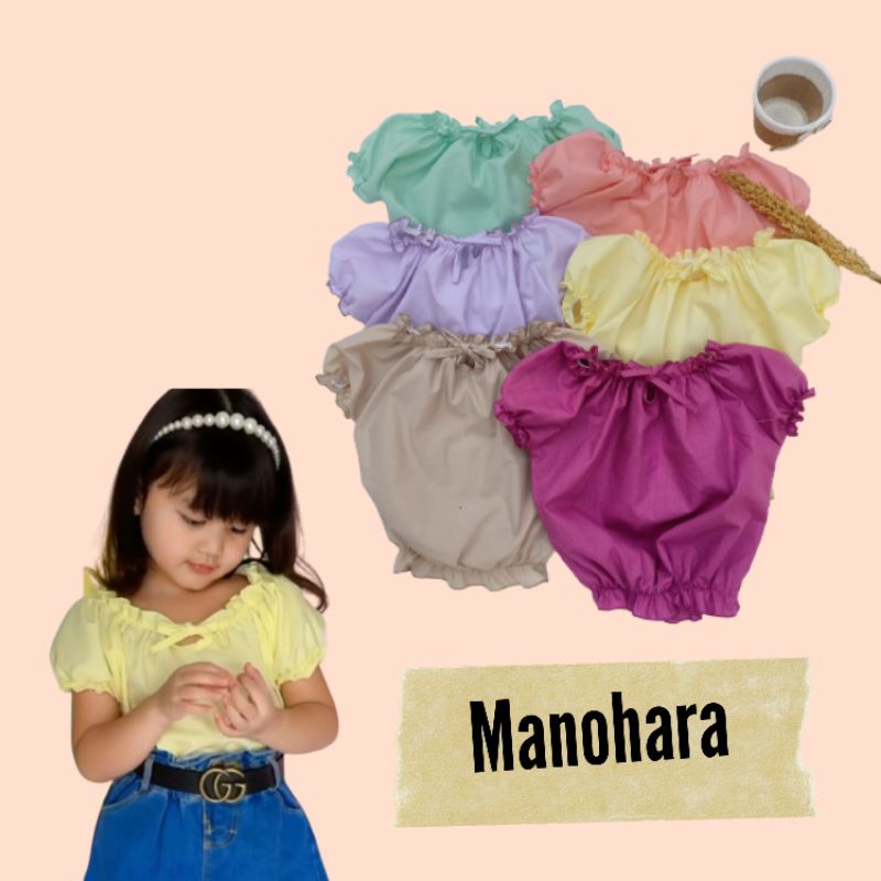 MANOHARA SABRINA 2-4 TAHUN BLOUSE ANAK PEREMPUAN LUCU