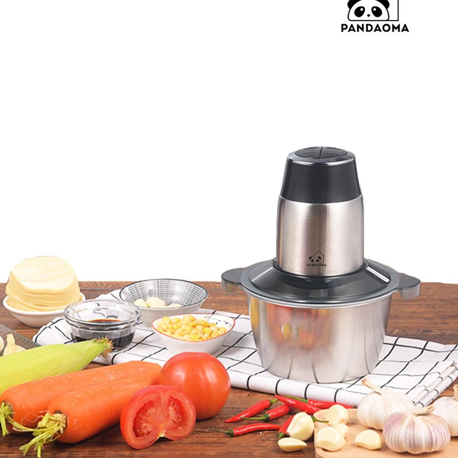 (jcji-30) Pandaoma Food Chopper Blender Daging Mesin Penggiling Daging Sayur 2L SY1