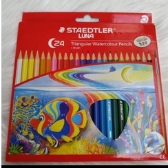 

Pensil Warna Triangular 24 Warna Watercolour Free Brush (Panjang)