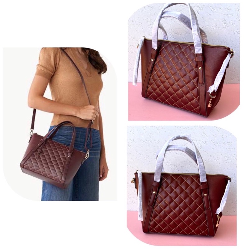 fossil avondale satchel wine