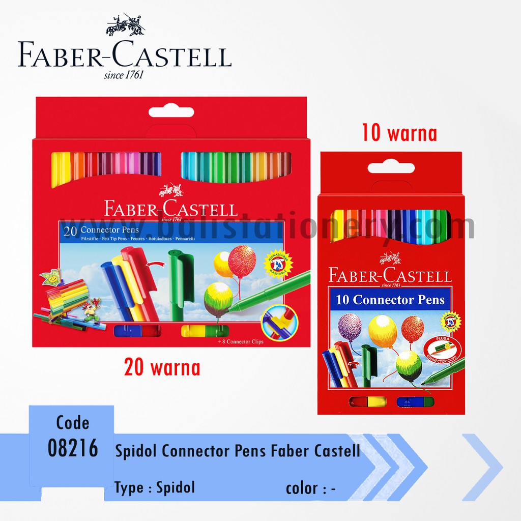 

Spidol Connector Faber Castell