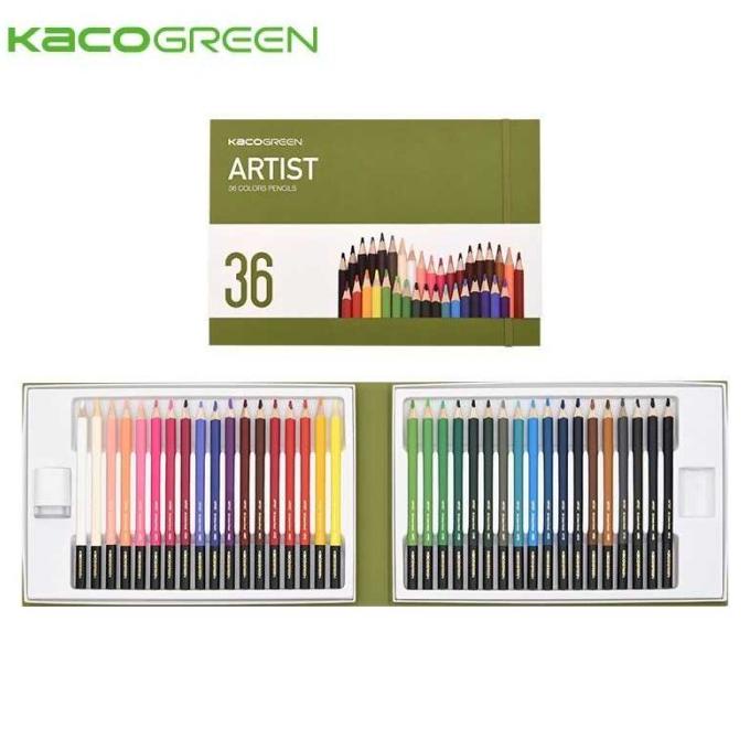 

GB005 KACO ARTIST PENSIL WARNA COLOR PENCIL PROFESSIONAL PAINTED 36 PC YHJTY54654