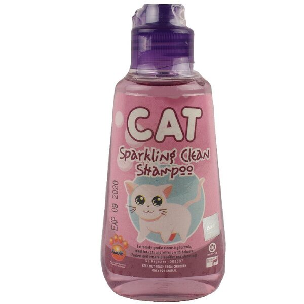 Shampo Kucing Cat Sparkling Clean Shampoo Sampo Perlengkapan Mandi