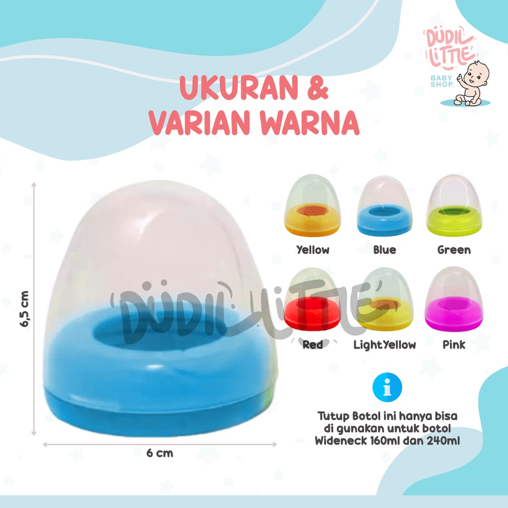 Penutup Botol Susu Wide Neck Leher Lebar Bpa Free