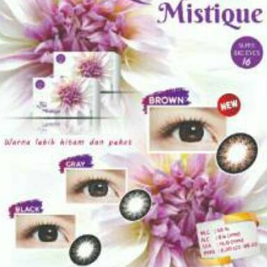 SOFTLENS LC MISTIQUE  NORMAL / LIVING COLOR MISTIQUE BIG EYES 16MM-3