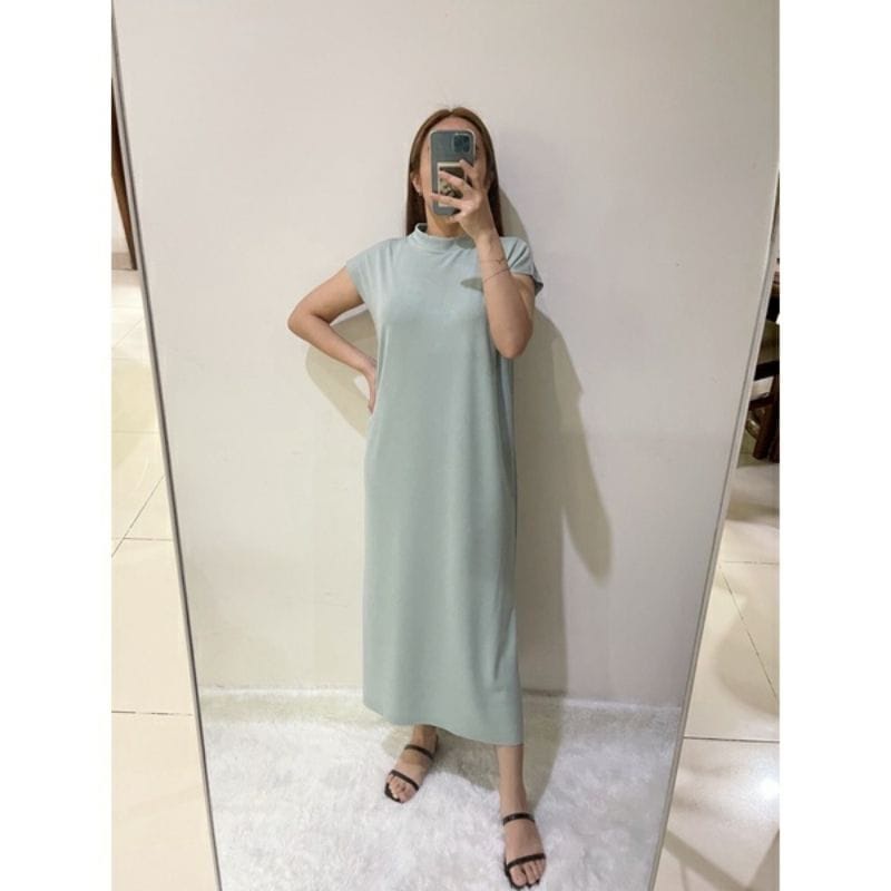 [BAYAR DI TEMPAT] inner dress lengan pendek