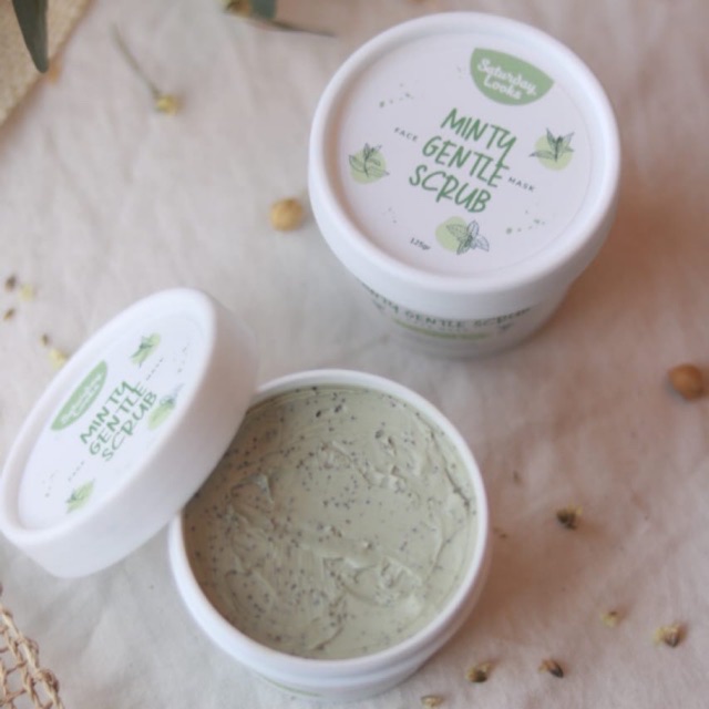 Saturday Looks Minty Gentle Scrub &amp; Clay mask Face Mask