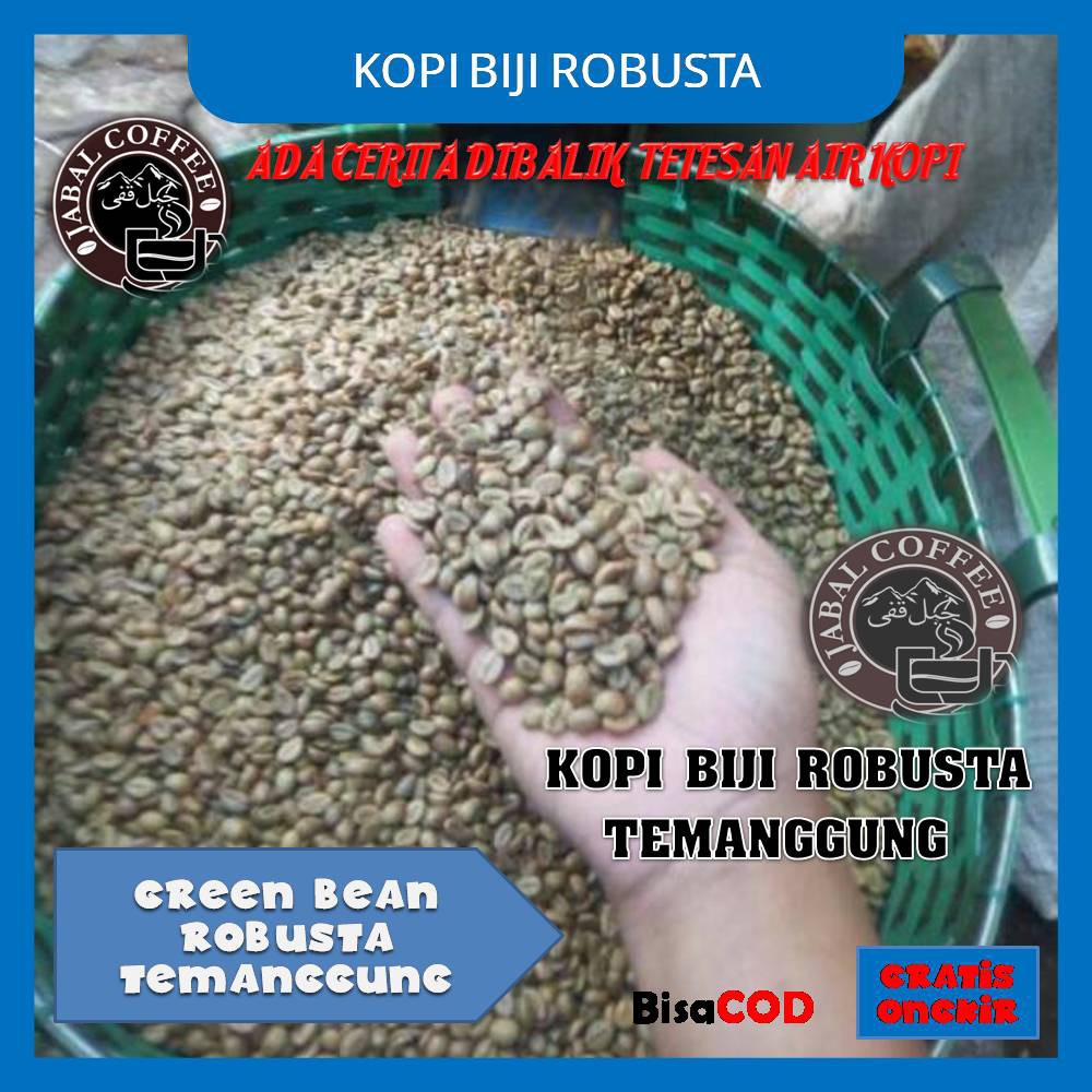 Biji Robusta Kopi Temanggung / Green Bean Robusta Temanggung