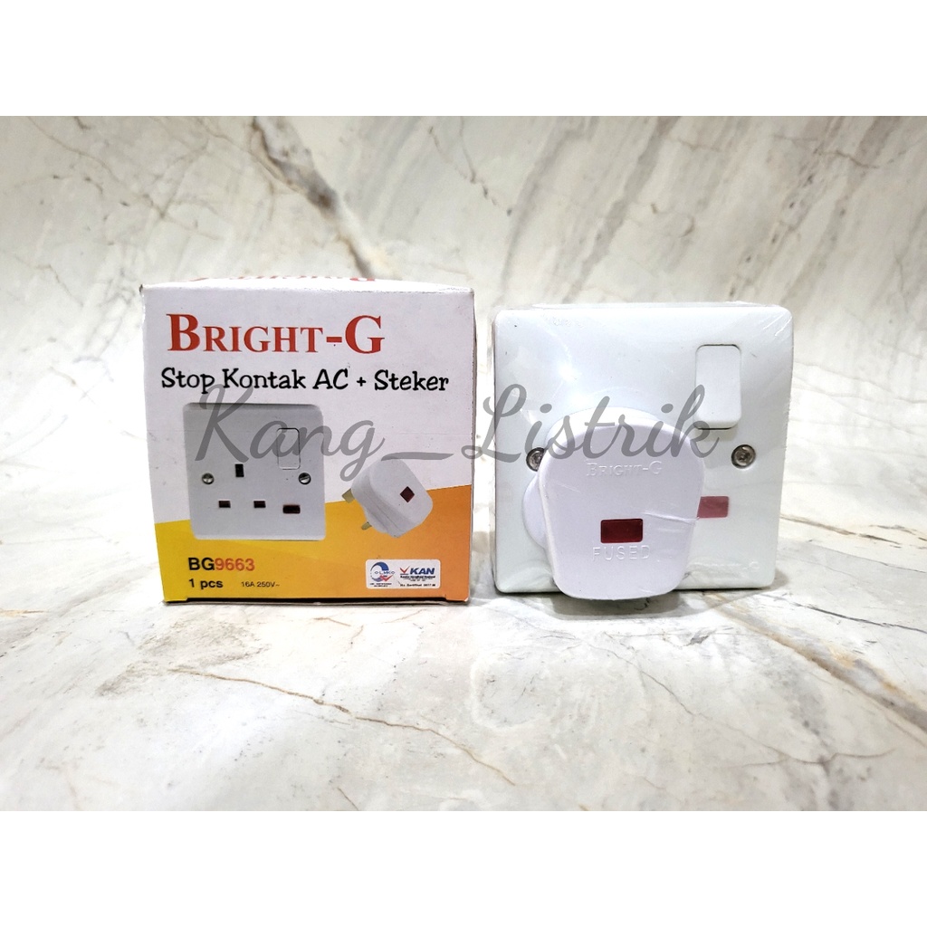 Stop Kontak AC BRIGHT-G / AC Set BRIGHTG BG9663