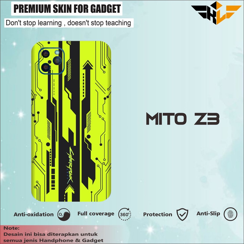 GARSKIN HANDPHONE MITO Z 3 HIJAU (2PCS)