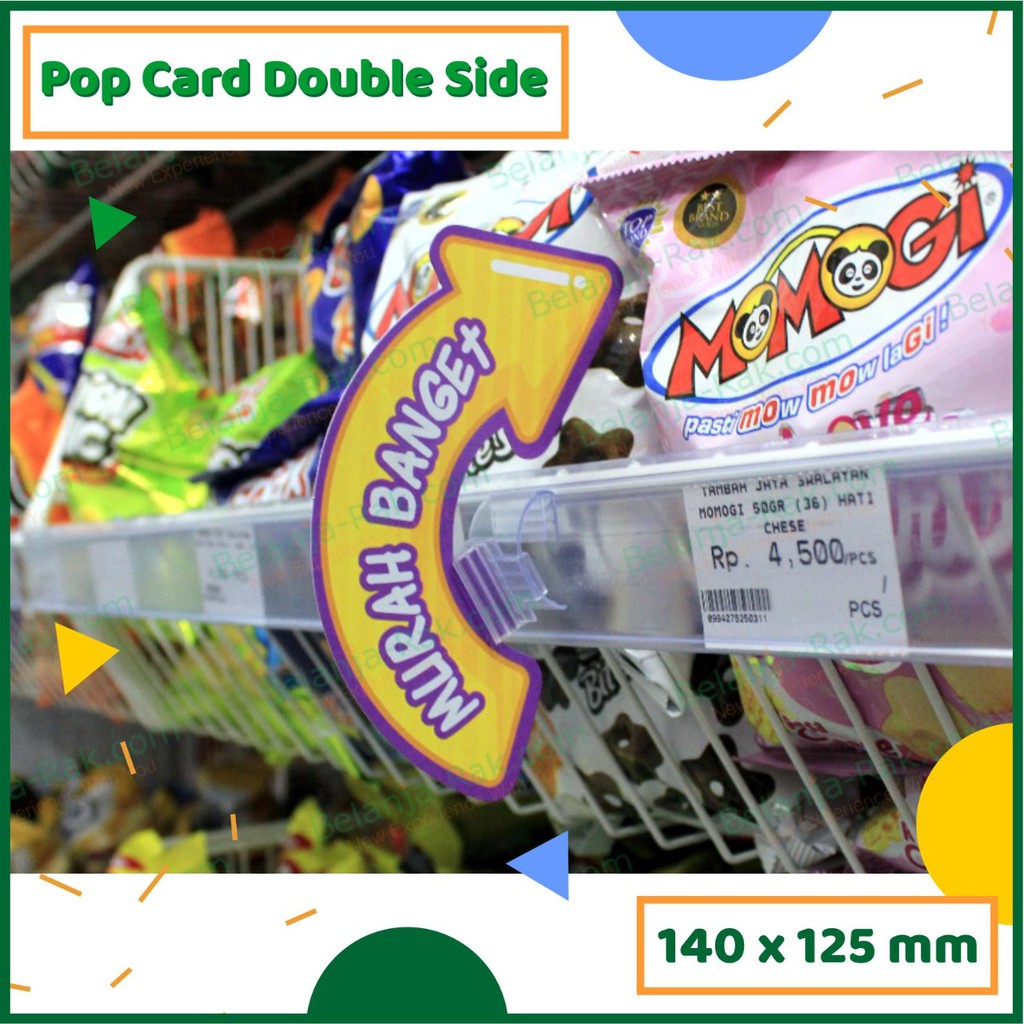 

Pop Card 2 Side MURAH BANGET Popcard 2 Sisi 1 Pack isi 20pcs