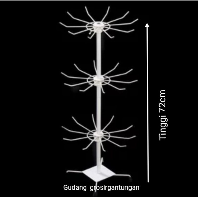 Rak Display Matahari Putar 3 susun