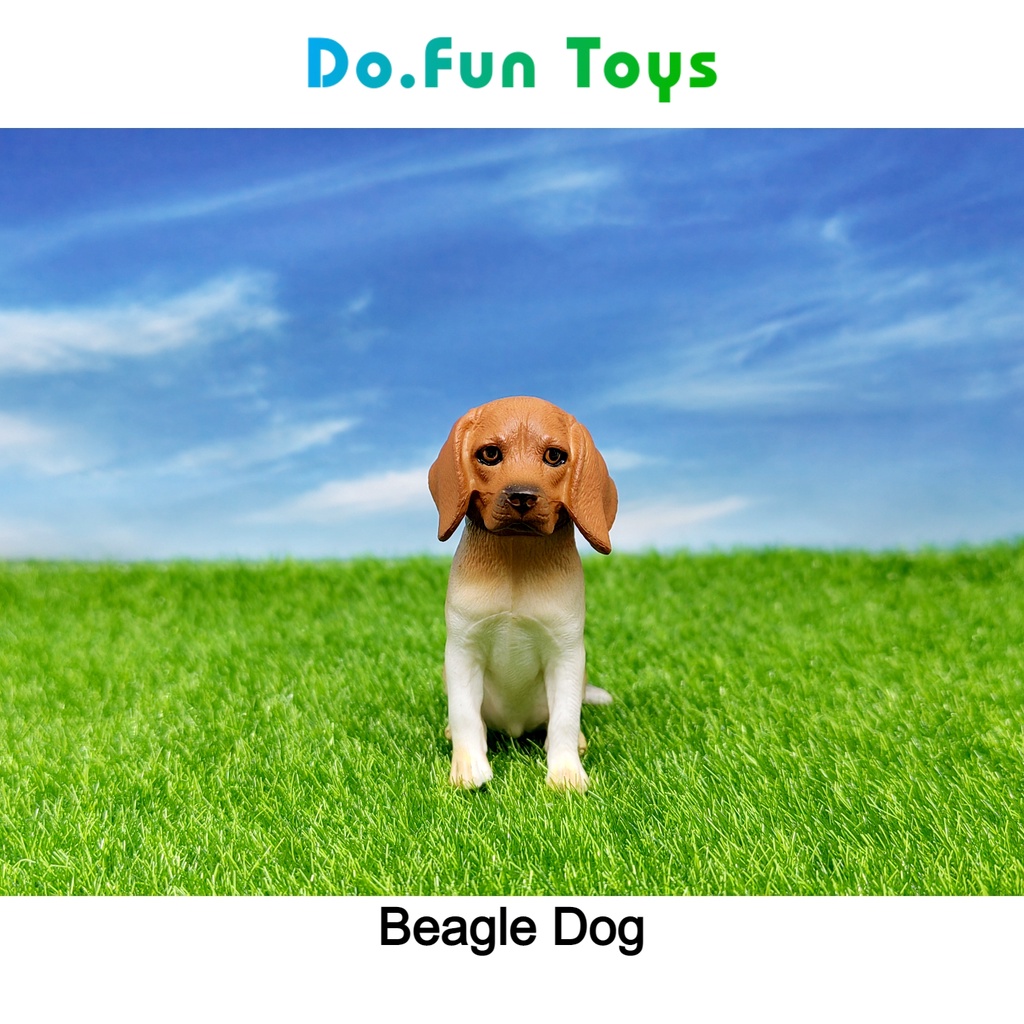 Animal Figurine | BEAGLE DOG / Mainan Miniatur Anjing Beagle