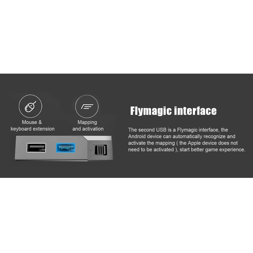 FLYDIGI Q1 - Mobile Game Keyboard Mouse Converter for Android and iOS