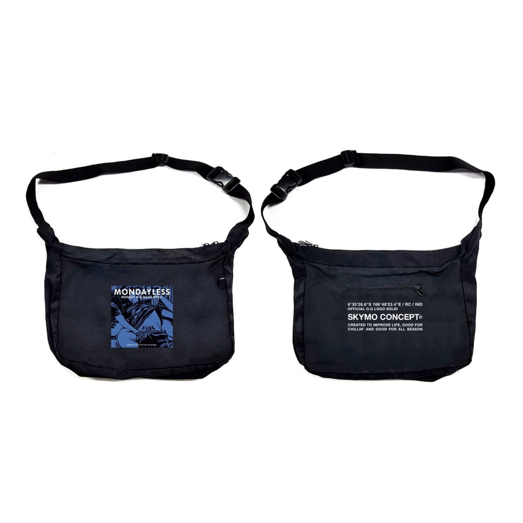 Skymo Apparel Sling Bag Shake Black