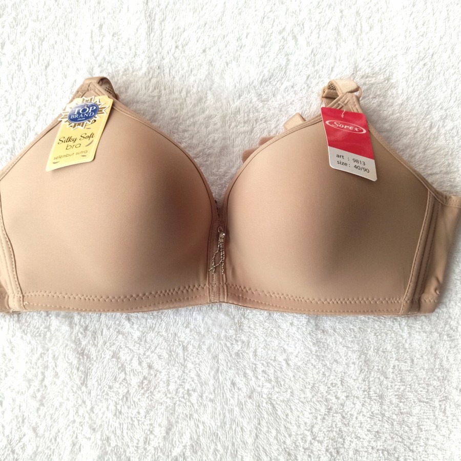 1 Pc BH SOREX 9813 - BRA Cup Besar Setara B-C Busa Silky Soft Bra Tanpa Kawat