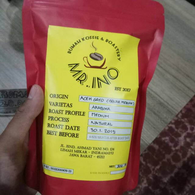 

biji kopi aceh kopi gayo asli mr. ino sudah di roasting