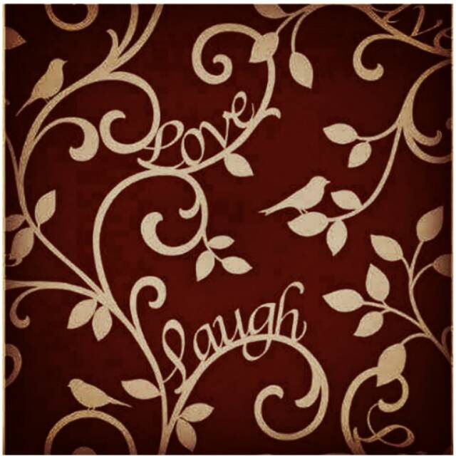 Roll cat motif dinding