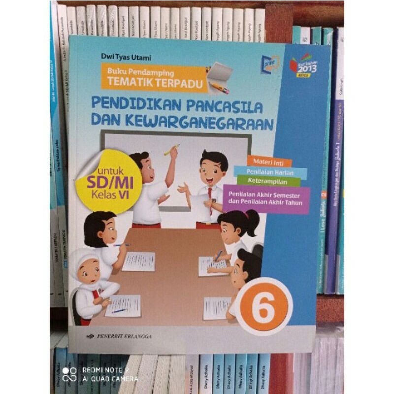 Buku Pendamping PKN kelas 6 Erlangga