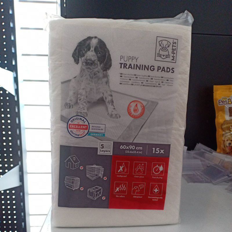 M-Pets Puppy Training Pads 33x45- 45x60/ Underpad Anjing Kucing