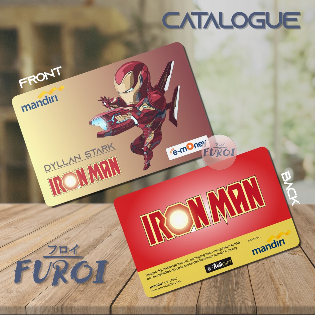 Kartu Flazz BCA | Kartu Emoney Mandiri | Chibi Ironman