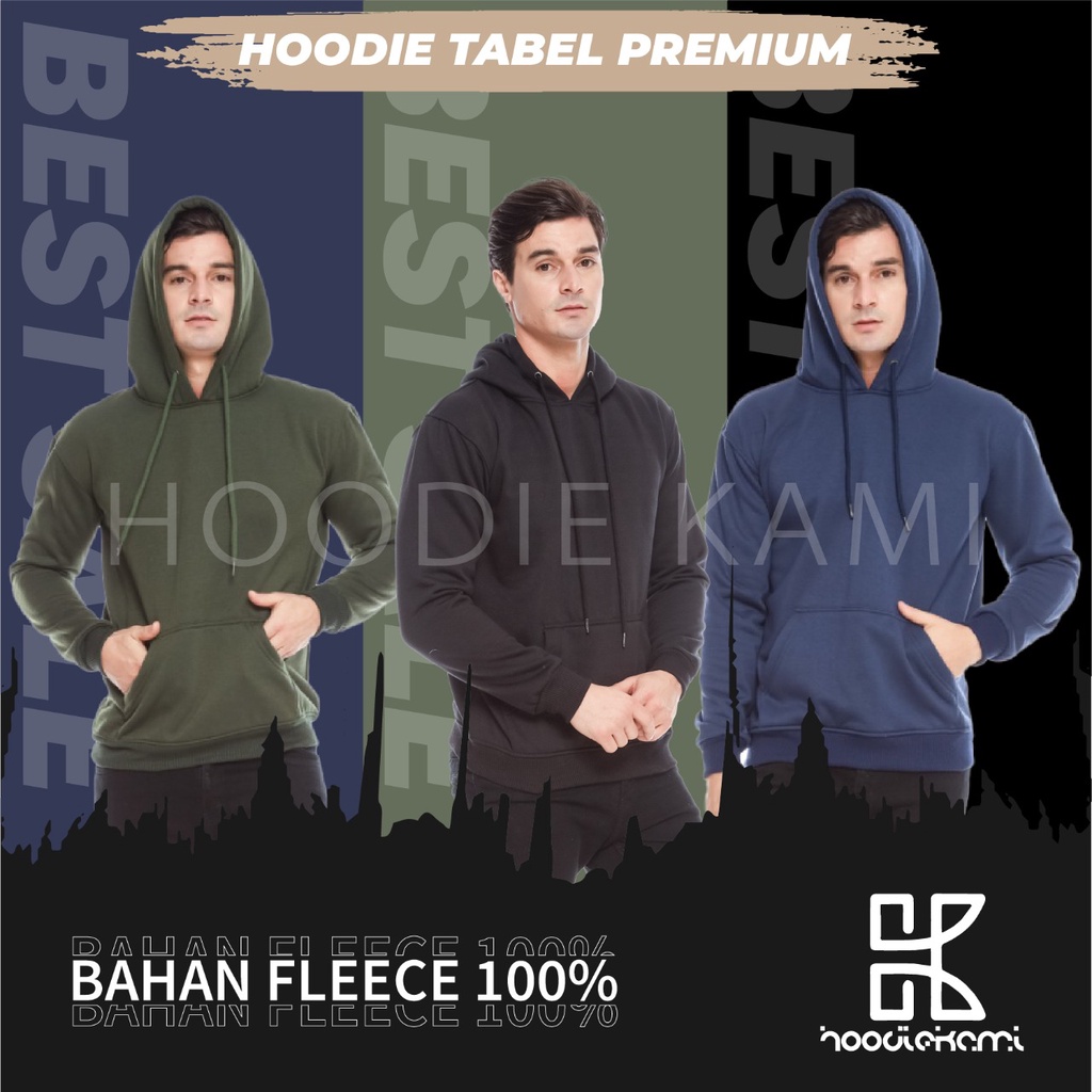 Hoodiekami Sweater Hoodie Polos Pria Wanita Premium