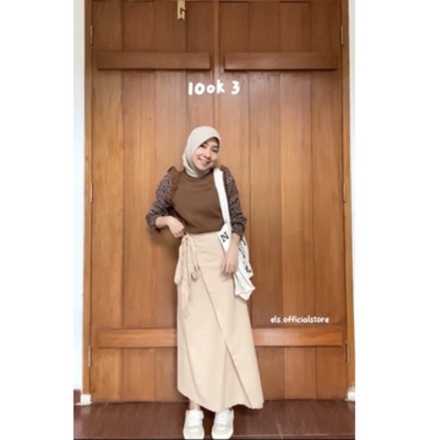 WRAP SKIRT LINEN | ROK LILIT POLOS | ROK KONDANGAN | ROK PANTAI| ROK LILIT LINEN |MIDI SKIRT READY BISA LANGSUNG KIRIM (BACA DESKRIPSI)