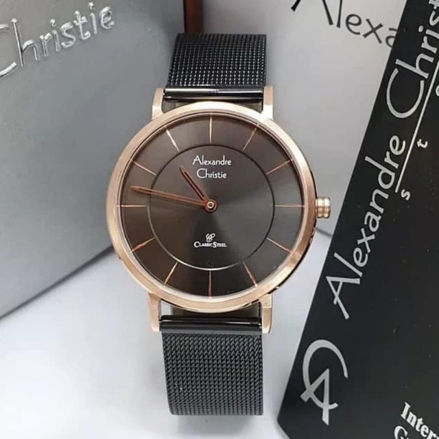 JAM TANGAN ALEXANDRE CHRISTIE WANITA RANTAI PASIR