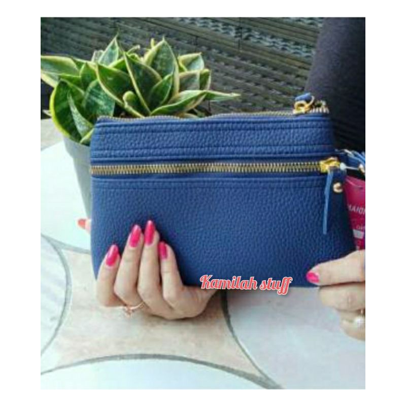 Kamilahstuff Dompet Papirut Wanita Kulit Sintetis  Zipper 3