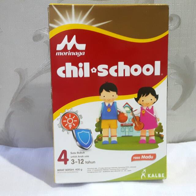 

Susu Morinaga CHILSCHOOL 400gr Madu / Coklat / Vanila Chil School