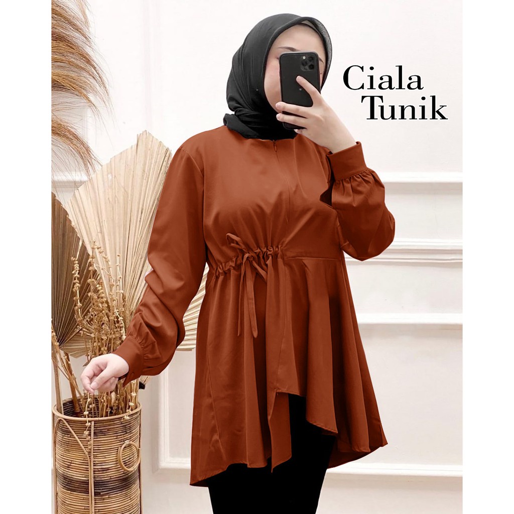 Tunik muslim terbaru / Ciala Tunik moscrepe premium VC