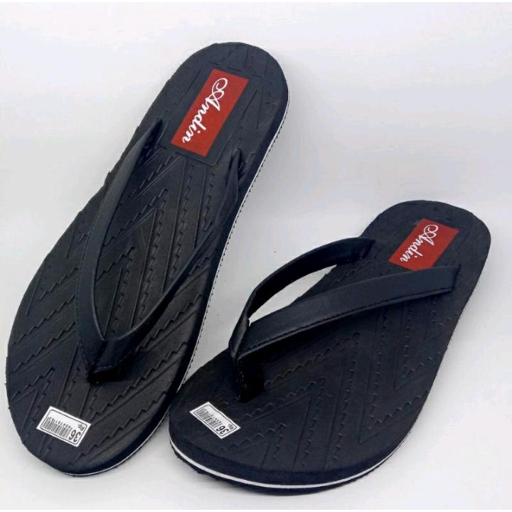 sandal jepit tali taplak andin motif terbaru