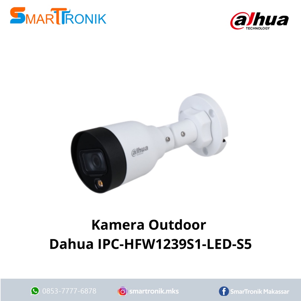 Kamera CCTV Dahua IPC-HFW1239S1-LED-S5
