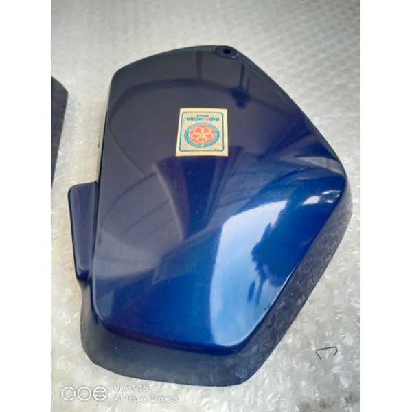 Side cover kempol tutup aki suzuki rc80 rc100 rc sprinter original biru