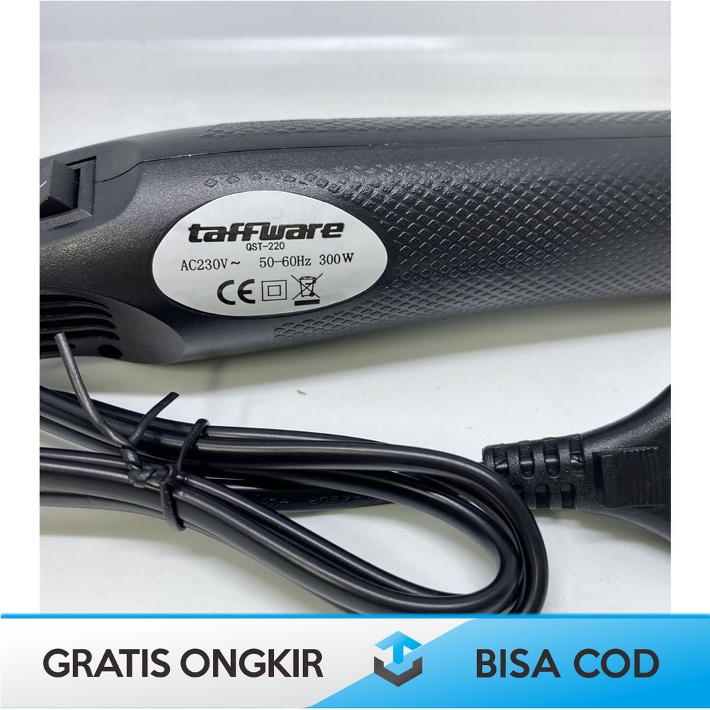 HEAT GUN LOW WATT MINI TAFFWARE QST ORIGINAL - HEAT GUN ELEKTRIK TAFFWARE ORI LOW WATT MINI COD