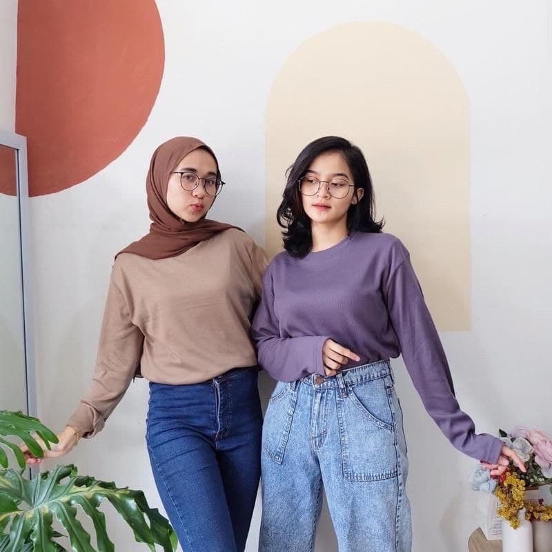 Kaos Rib Knit Panjang