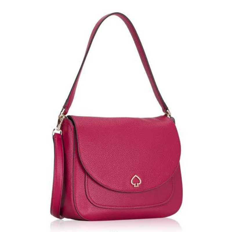 KS KAILEE MEDIUM FLAP SHOULDER BAG WKRU6487CRANBERRY COCKTAIL